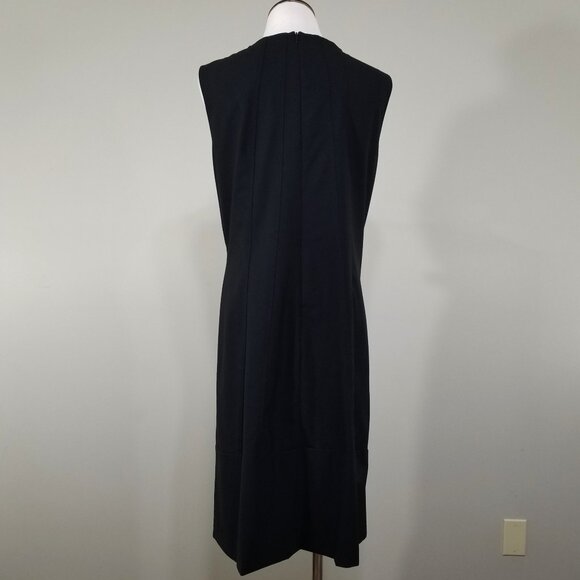 LaVia 18 Black Shift Dress Sleeveless Sheath Structured Career Corpcore EU 50 - Picture 8 of 12